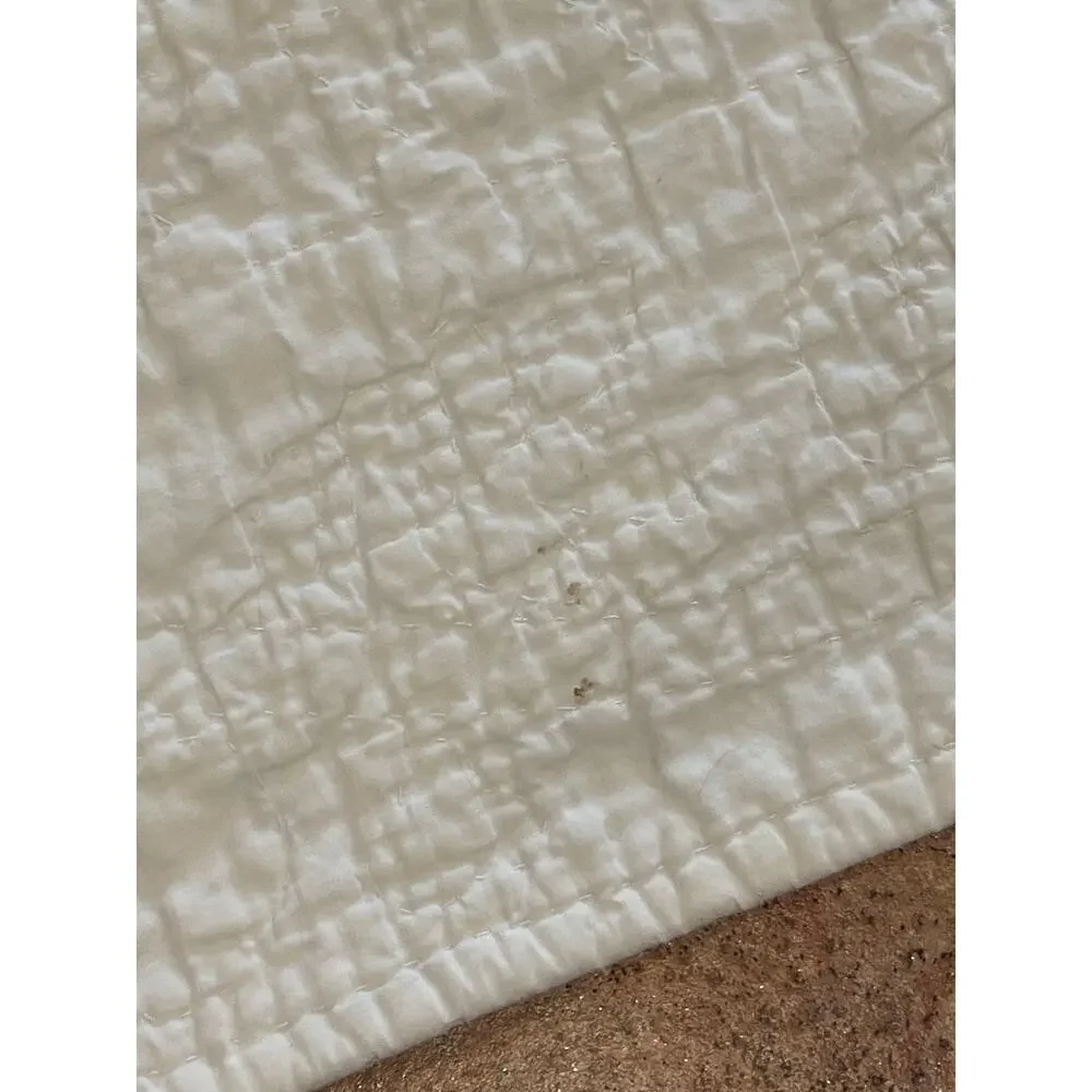 Vintage Pottery Barn Kids tree applique nursery baby quilt